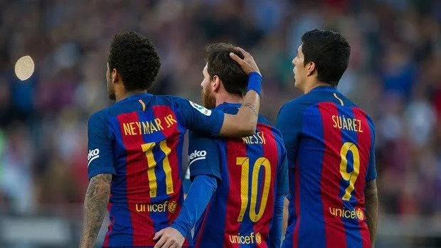 Messi – Neymar – Suarez từng được người hâm mộ bầu chọn là tam tấu hay nhất lịch sử